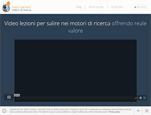 Tablet Screenshot of posizionamentomotoridiricerca.com
